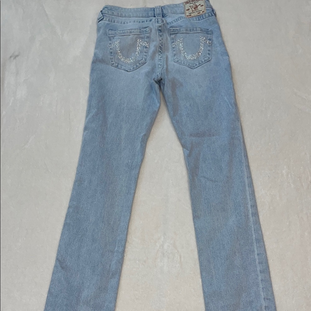 True Religion Billie mid rise straight jeans